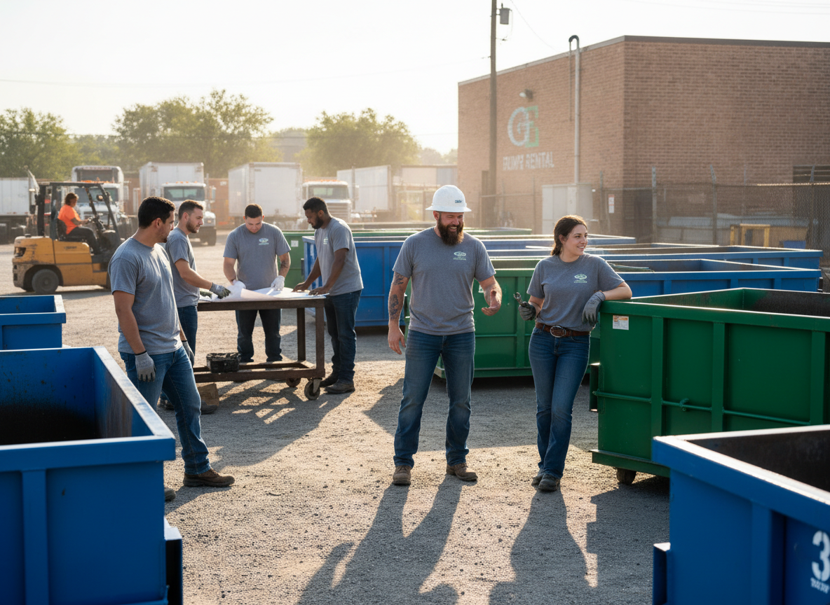 Garland Dumpster Rental team
